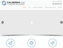 Tablet Screenshot of calderra.com